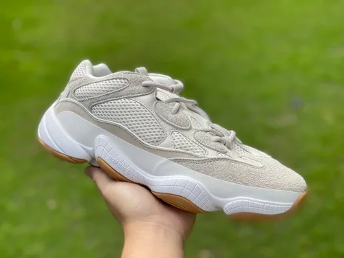 Adidas Yeezy 500 in Bone White with Gum Sole