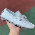 Louis Vuitton Driver White Moccasin