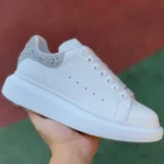 Alexander McQueen Grey Strass Spoiler Casual Sneakers