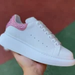 Alexander McQueen Pink Strass Spoiler Casual Sneakers