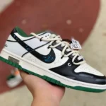 Nike Dunk Low Black White Green Deconstructed DD1391-300