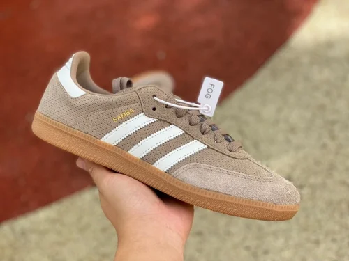 Adidas x KITH Samba Brown Retro Sneakers HP7903