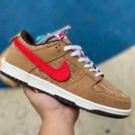 CLOT x Nike Dunk Low 20th Anniversary Cork Retro Sneakers FN0317-121