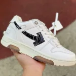 OFF-WHITE White Black Label Rubber Sole Sneakers