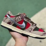 Nike Dunk SB Low Freddy Krueger Grey Red Retro Sneakers 313170-202