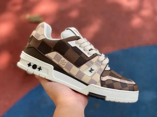 Louis Vuitton Trainer Checker Print Disruptive Version