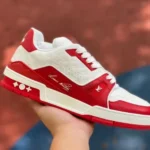 Louis Vuitton Trainer White Red Disruptive