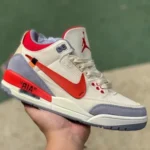 OFF-WHITE x Air Jordan 3 DH7139-100 White Red