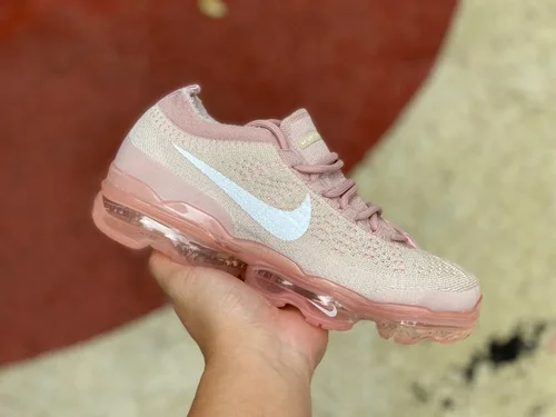 Nike AIR VAPORMAX 2023 Full-Sole Air Cushion Running Shoes Peach Pink DV6840-101