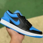 Air Jordan 1 Low 553558041 Black Blue Retro