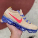 Nike AIR VAPORMAX 2023 Full-Sole Air Cushion Running Shoes Beige Blue Red DV6840200