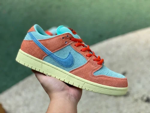 Nike SB Dunk Low Noise Aqua Orange Cyan DV542980