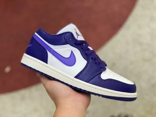 Air Jordan 1 Low DC0774502 Sail Purple Retro