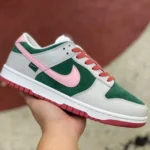 Nike Dunk Low Women's White Pink Green Watermelon Retro Sneakers FN8923061