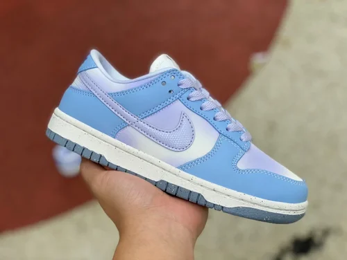 Nike Dunk Low Women's White Blue Purple FN0323400