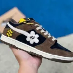 WATER THE PLANT Limited Floral Low Top Sneakers Mocha Black Brown 23ss