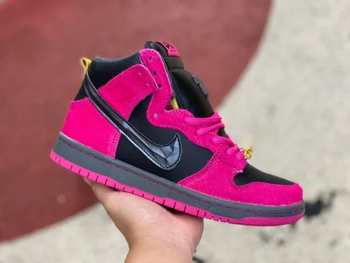 Run The Jewels x Nike Dunk SB High Pink Black DX4356600