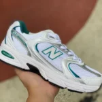 NB 530 White Green New Balance 530 Retro Running Shoes MR530AB