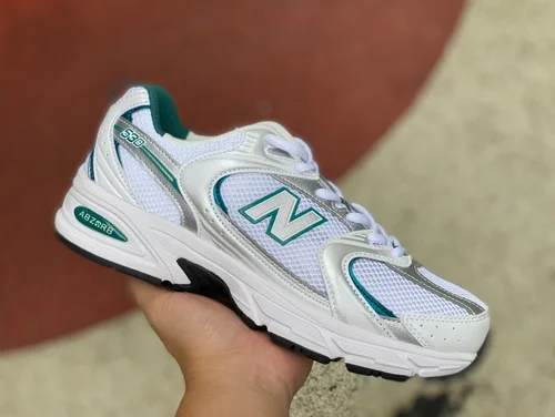 NB 530 White Green New Balance 530 Retro Running Shoes MR530AB