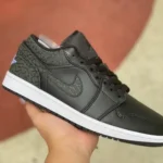 Air Jordan 1 Low FB9907001 Black Elephant Print Retro