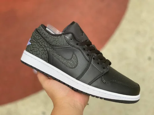 Air Jordan 1 Low FB9907001 Black Elephant Print Retro