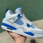 Air Jordan 4 Retro 308497-105 White Blue