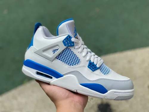 Air Jordan 4 Retro 308497-105 White Blue