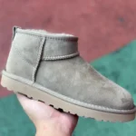 UGG Tasman Thick Sole Light Green Mid Top Slippers