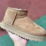 UGG Tasman Thick Sole Brown Mid Top Slippers