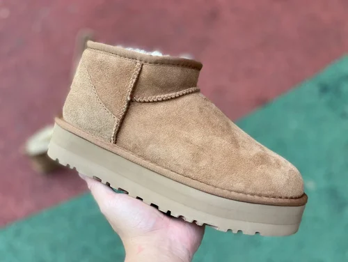 UGG Tasman Thick Sole Brown Mid Top Slippers