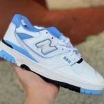 New Balance NB550 White Blue Pure Original Retro Basketball Shoes BB550LA1