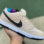 Albino Preto x Nike SB Dunk Low Beige Black Hook Retro Sneakers FD2627-200