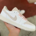 Air Jordan 1 Low FZ0455200 White Pink Low-Top