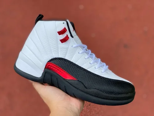 Air Jordan 12 White Black Red High Top CT8013-162