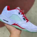 CLOT x Air Jordan 5 Low 1551183 White Red