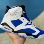 Air Jordan 6 Sport Blue Retro Basketball Shoes 384663-107