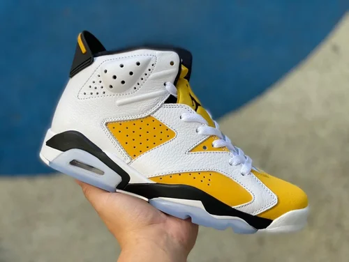 Air Jordan 6 Yellow Ochre Retro Basketball Shoes CT8529-170