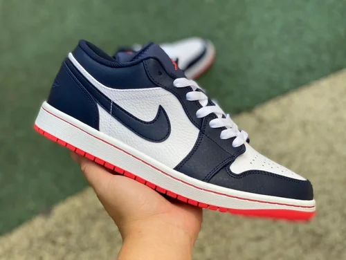 Air Jordan 1 Low 553558-481 Midnight Navy