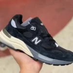 New Balance 992 Black Grey Retro Running Shoes M992BL