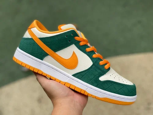 Nike SB Dunk Low Legion Pine White Green Orange 304292383