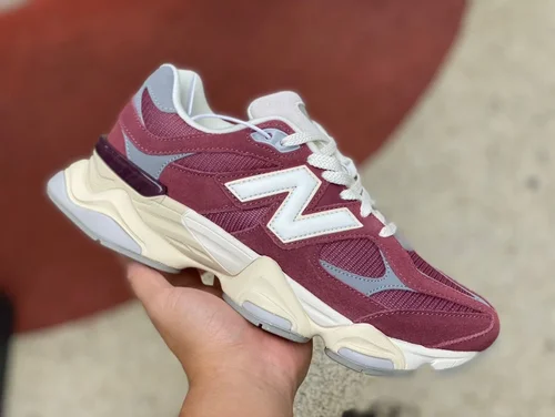 New Balance 9060 Wine Red Joe Freshgoods Retro Running Shoes U9060VNA