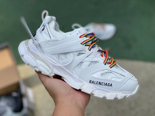 Balenciaga Triple S White Colorful Sneakers