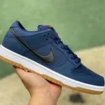 Nike SB Dunk Low Pro ISO Navy Gum CW7463-401