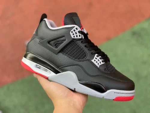 Air Jordan 4 Bred Reimagined FV5029-006 Black Red