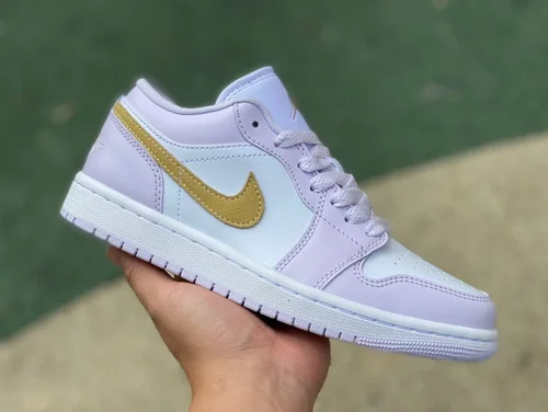 Air Jordan 1 Low DC0774-501 White Purple Retro