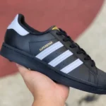 Adidas Superstar Gold Label Black Retro Sneakers EG4959