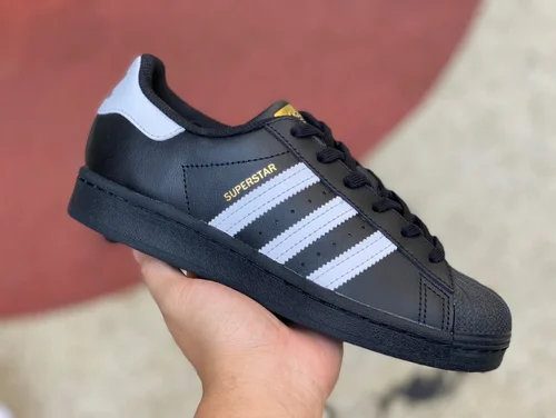 Adidas Superstar Gold Label Black Retro Sneakers EG4959