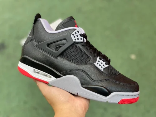 Air Jordan 4 Bred Reimagined FV5029-006 Black Red