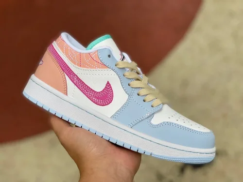 Air Jordan 1 Low FV3623-151 Pink Blue Womens Retro