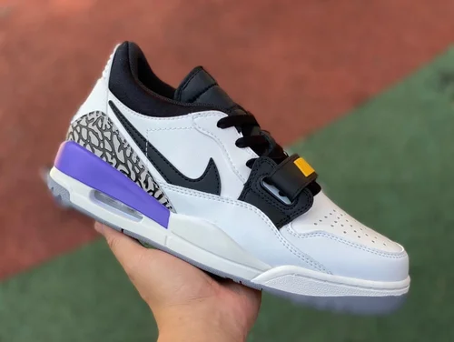 Air Jordan Legacy 312 Low CD7069-105 White Purple Lakers